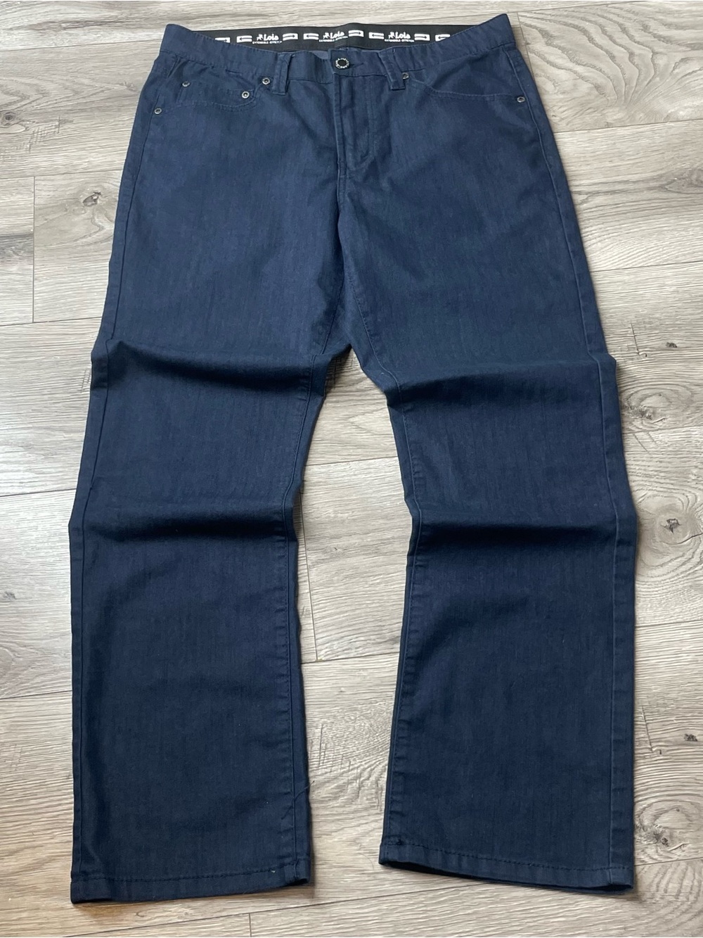 Lois Men's Straight Jeans in Navy Blue
